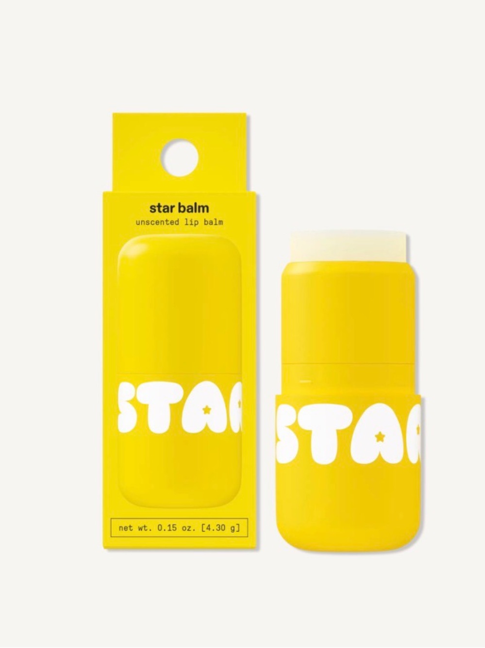 NWT Starface star balm unscented lip balm